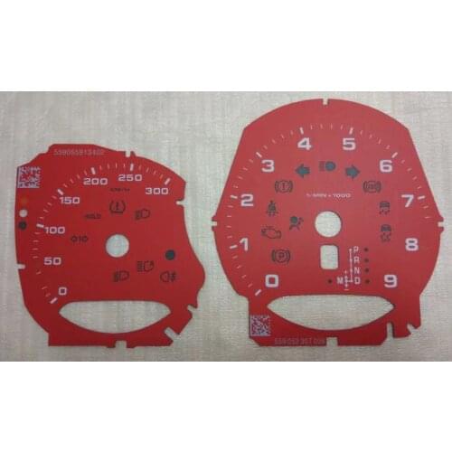 Upgrade to Mileage Instrument Panel Meter Sticker For Porsche Cayenne Macna718