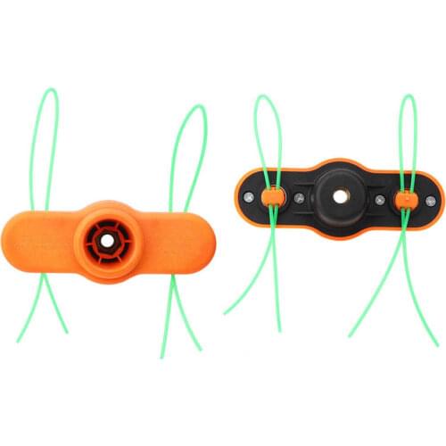 Nylon Trimmer Head Grass Brush Cutter Lawn Mower Parts With 2 Lines Strimmer Accessory