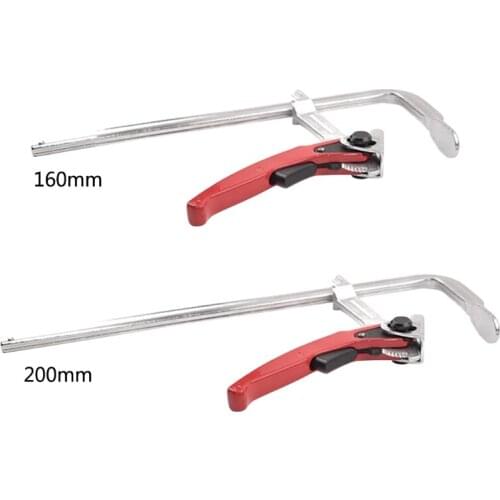 Anti-Slipped Gear Bar Clamps for Woodworking, Universal F-Clamp for Tabletop Release Holder Carpenter Worktable Vise G8TB