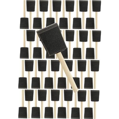 Foam Brush-2 Inches-48 Pcs Polyfoam Brush Set-Lightweight, Durable, Very Suitable for Acrylic
