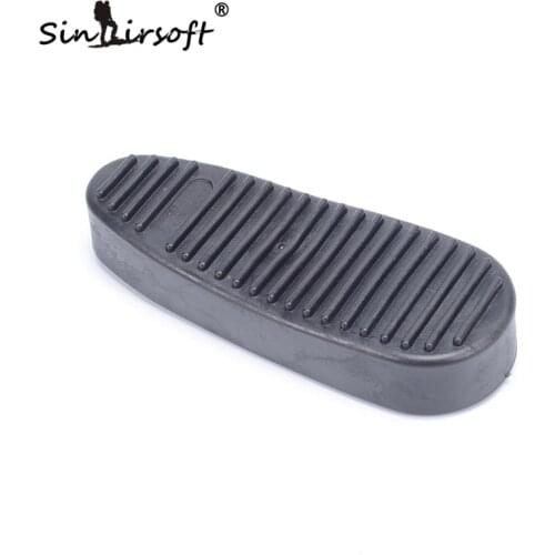 SINAIRSOFT Durable Non-Slip Ribbed Slip On Rubber Recoil Pad Combat Buttpad Butt Pads For 6 Position Stock Hunting Accessories