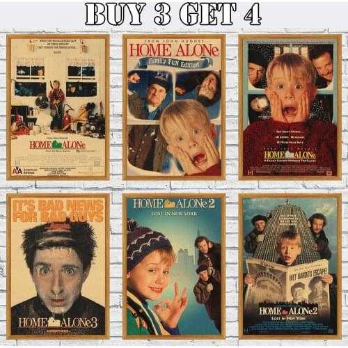 Home Alone Creative Personality Retro Poster Modern Fashion Decor Painting Art Paintings