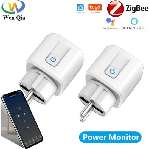 Tuya Smart Zigbee Socket,220V EU Smart Plug Timer Switch,16A Smart Life APP Remote Control Outlet,For Alexa GoogleHome Alice DIY