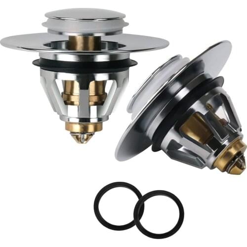 Universal Stainless Steel Bullet Core Push Type Basin Drain Filter No Overflow Bounce Core Push-type Converter Sink Drain