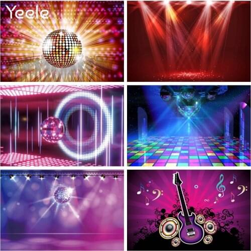 Yeele Anti Glare Vinyl Backdrop for 80s & 90s Party Stage Light Rays Photographic Backgrounds Photography Backdrops Photo Shoot