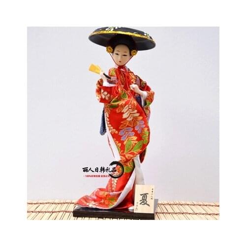 Japanese doll display Handicraft decoration Japanese Idol Costume for Wom BESTUNG Long Wavy Cosplay for Women Ladies