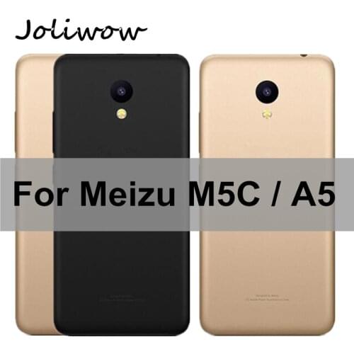 For Meizu A5 M5C M710H Back Battery Cover Rear Housing Battery Case +Camera Lens+Buttons for Meilan A5 Battery Cover
