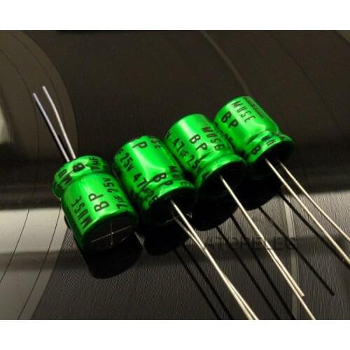 10pcs NEW Nichicon MUSE BP ES 47uF/25V (Bi)Non Polar Nonpolar Bipolar HiFi Audio Capacitor