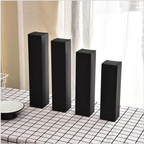 10pcs Extra Long Black Paper Box 26/30/34/36cm Umbrella Thermos Cup Packing Box For Shipping