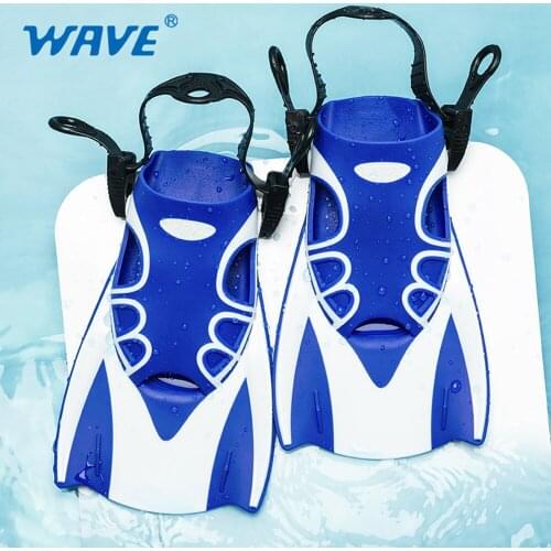 2021 Freestyle Short Fins Swimming Snorkeling Professional Diving Equipment For Men And Women Adjustable Children Training Fins