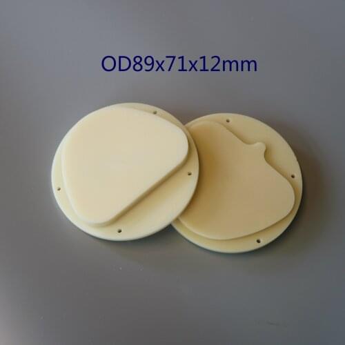 5pcs Dental Lab Consumables PMMA Blocks Blank for Dental Temporary Crowns Amann Girrbach System OD89x71x12mm PMMA Discs Disk