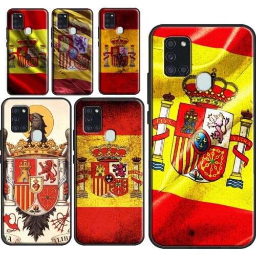 Spain Spanish Flag Case For Samsung Galaxy A50 A70 A51 A71 A01 A11 A21S A31 A20e A30S A10 A40 M21 M31 A7 2018