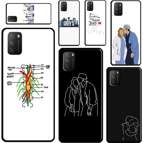 Greys Anatomy For Xiaomi Mi Note 10 Lite Mi 11 Ultra 9T 10T Pro A3 Phone Case For POCO F3 F2 M3 X3 Pro