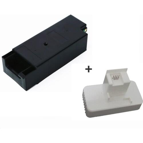 Einkshop T6190 Maintenance Tank with chip + Chip Resetter For Epson SureColor P5000 P5080 Stylus Pro 4900 4910 Printer