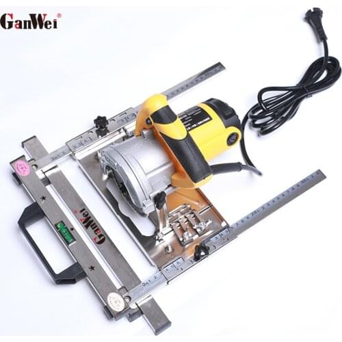 GanWei Electric Circular Saw Fixed Base Multifunctional Cutting Machine Woodworker Portable Quickly Positioning Cut Bottom Plate