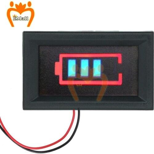 Battery Capacity Indicator 6V-84V Car Motorcycle Lead Acid Battery Power Display Board Tester 12V 24V 48V 72V Electric Indicator