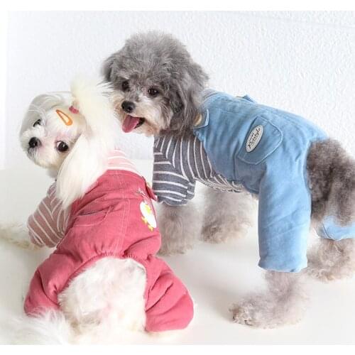 Jumpsuit Winter Dog Clothes Pet Clothing for Small Dog Coat Outfit Yorkshire Terrier Pomeranian Maltese Bichon Frise Dog Costume
