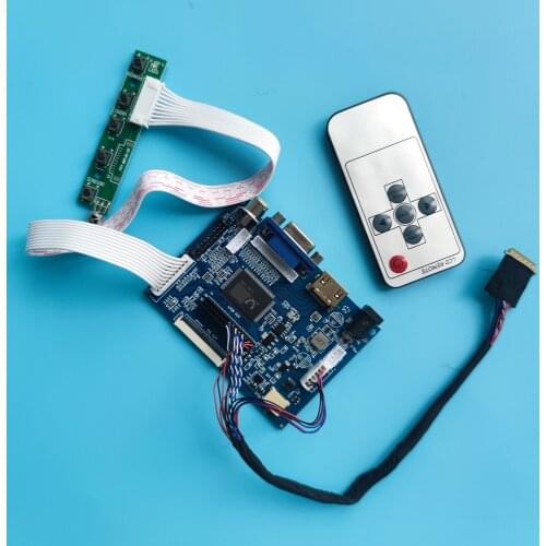 Kit Work for LP101WSA TL 1024x600 display Controller Board 40pin panel VGA AV monitor driver LED HDMI 2AV remote LCD Screen