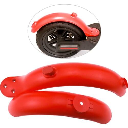 2 PCs Red Scooter Fenders Rear Front Mud Guard Mudguard Set Tyre Splash For Xiaomi M365 Electric Scooter Parts Pro Accessories