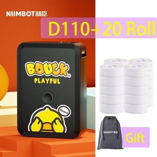 NiiMBOT 10 rollS new D11 label paper marking machine marking paper supermarket commodity clothing store labeling sticker price