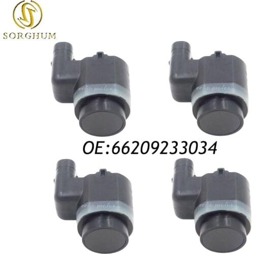 New 4pcs 66209233034 9233034 PDC Parking Sensor Bumper Object Reverse Assist Radar For BMW