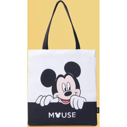New Disney Lady Handbags Cartoon Mickey canvas Handbag Mickey Minnie women Print Shoulder Messenger Bag
