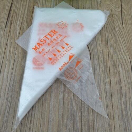 New 100Pcs/Pack Disposable Pastry Bags Piping Bag Cake Making Tools Cake Decoration Tools For Icing Nozzle Fondant