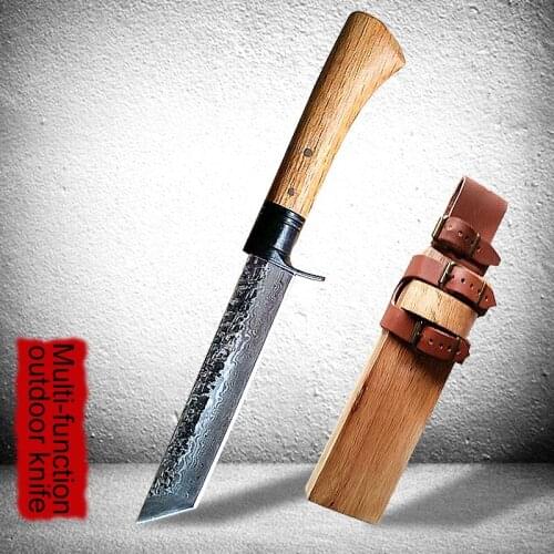 Forge a knife, cold armour-proof camping knife, outdoor knife blade, carry a sharp life saving knife