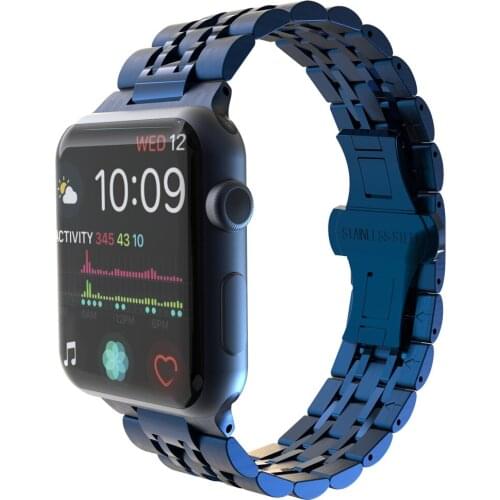 361 Stainless Steel Strap for Apple watch Band 44mm 40mm 42mm 38mm Metal Wristband Bracelet IWatch 3 4 5 2 1 6 Watchband