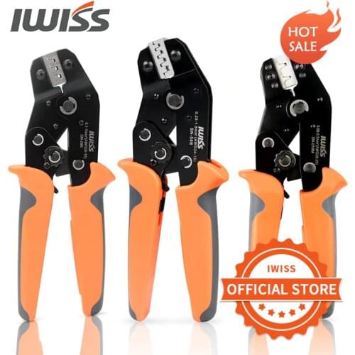 IWISS mini hand Crimping tool SN-28B/48B/58B/01BM/03BM/2546B/2549/SN-05B/SN-02C dupont jst crimper pliers Electrical Clamp Tools