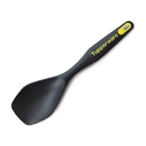 Serving Spoon for Kitchen, Tupperware Serving Spoon, Easy and Comfortable to Hold, Handle, Black-Yellow Best Serving Spoon