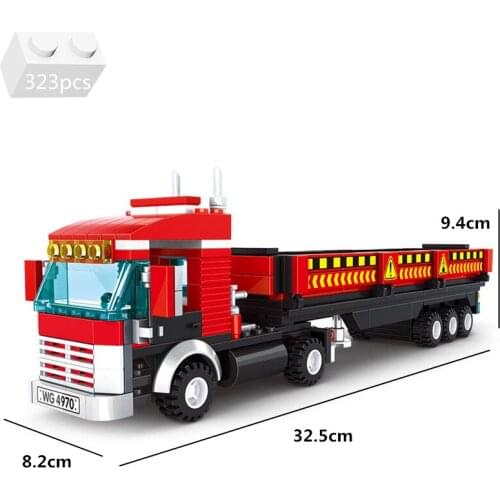 High-tech Building Blocks City Car Heavy Truck Kit Bricks Container Vehicle Classic Model Kids Toys For Children Birthday Gifts
