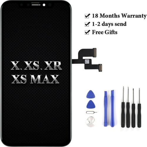 Hot Sell For iPhone X LCD Screen With 3D Touch Digitizer Assembly No Dead Pixel Replacement Pantalla For iPhone X XS XSMAX LCD