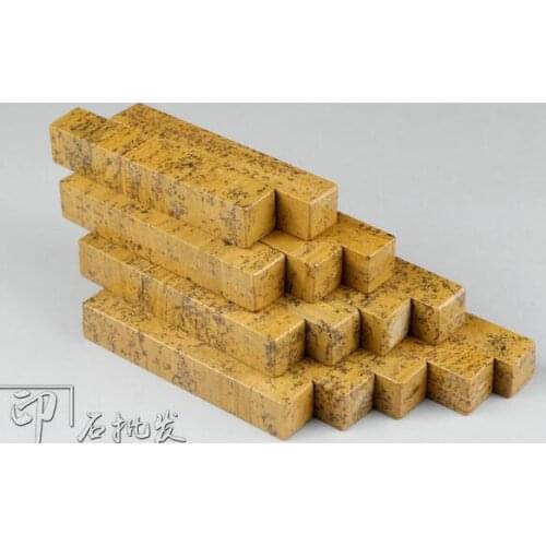 1x1x5cm Practice Chapter Seal Stone Jinshi l Name Calligraphy 10pc