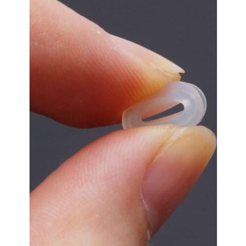 10Pcs Comfort Pads for Clip On Earrings Anti-Pain Silicone Earring Ring Cushion