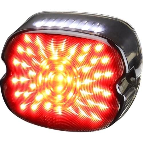 12V Motorcycle Taillight Turn Signal Indicator Brake Stop Lamp Number Plate Light Rear Reverse Tail Light For Chopper Sportster