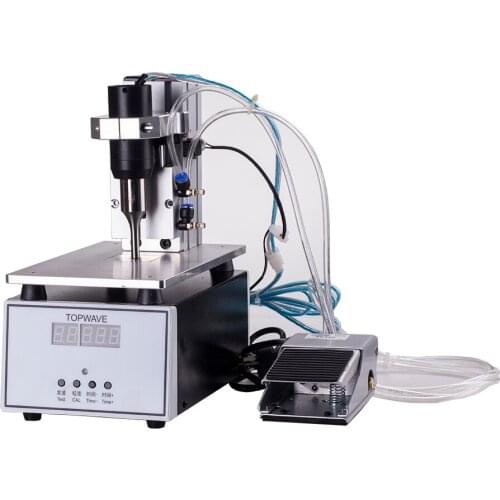 35KHZ Ultrasonic Spot Welding Machine for Mask Ear loop 800W Manually Intelligent Frequency Transducer with Foot Pedel