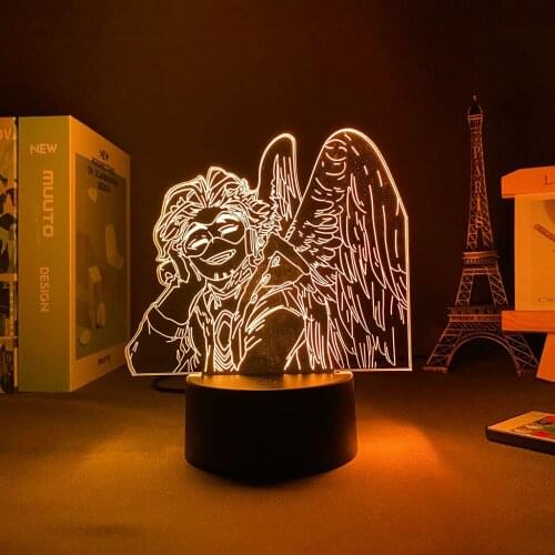 3D Lamp My Hero Academia Anime Light Hawks Led Panel Lights Valentines Day Light Led USB Light Kids Night Light
