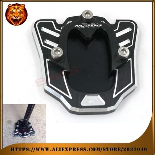 Motorcycle CNC Aluminum Side Kickstand Stand Extension Support Plate For HONDA NC700 NC700S NC700X 2012-2013 free shipping logo