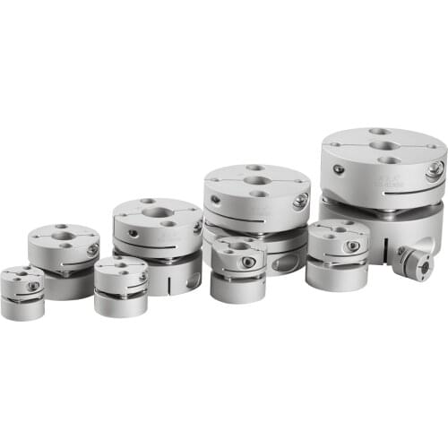 Aluminium Single Disc Flexible Shaft Coupling with Bore 6.35/8/10 High Torque for Servo Motor