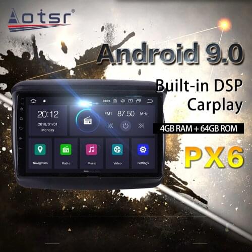 For Mitsubishi L200 2008-2016 Car Multimedia Radio Player Stereo 2 din Android 9 DSP 9“ IPS Screen Audio GPS Navi WIFI head unit