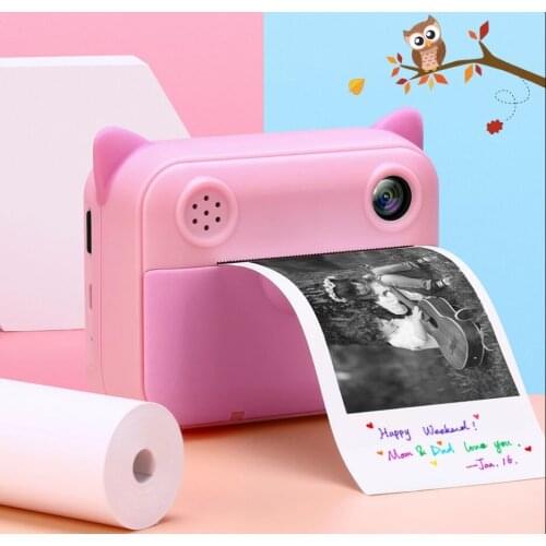 Kid Instant Print Camera Child Photo Camera Digital 2.4 inch Screen Childrens Camera Toy For Birthday Christmas Gift