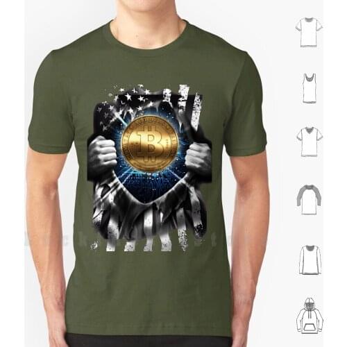 Bitcoin Btc Cryptocurrency T Shirt DIY 100% Cotton 6xl Bitcoin Btc Cryptocurrency Digital Currency Virtual Currency Hash