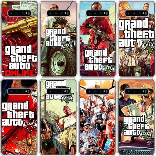 Grand Theft Auto GTA V Phone Case For Samsung Galaxy A51 A71 A50 A70 A90 A10S A20S A20E A21 A30 A40 A41 A01 M30S A6 A7 A8 A9 A10