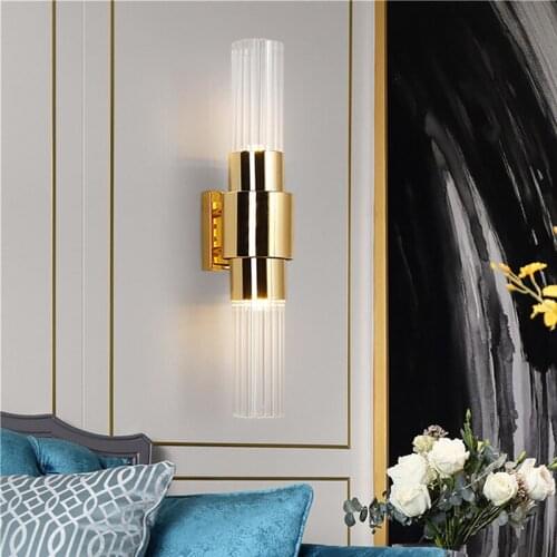 Personality light luxury wall lamp LED lamp wall lamp double wall lamp of the head of a bed wall lamp across borders