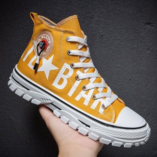 Fashion Men Thick Bottom Breathable Canvas Shoes Shallow DAD Casual Shoes luxury Men tennis Sneakers Black Skateboarding Shoes