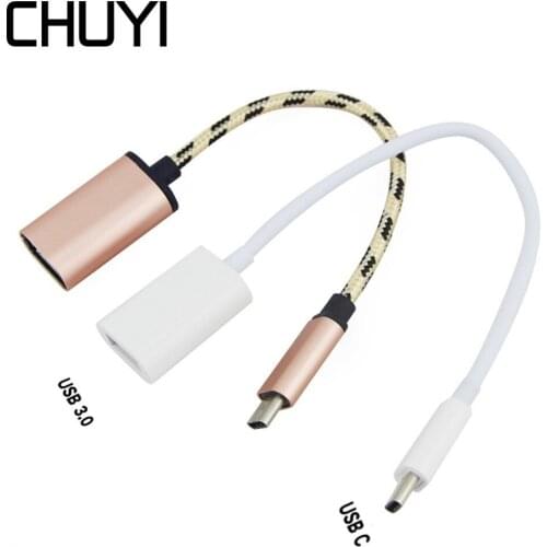 Mini USB C Hub 3.1 Type-C To USB 3.0 OTG Adapter Cable Hub Splitter Connector For Smartphone Samsung One Plus Notebook Keyboard