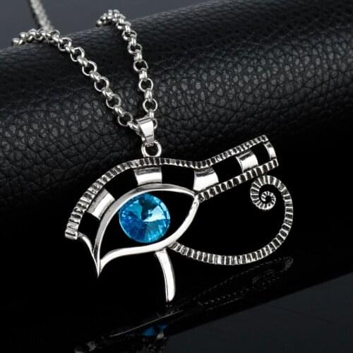 MQCHUN Fashion Eye of Horus Charms Alloy Pendants Necklace for Women Girl Jewelry Accessories-30