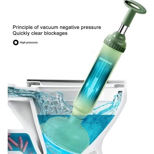 New Powerful Bathroom Blocked Toilet Dredger Sink Pipe Clog Remover Drain Buster Plunger Plastic Suckers For Sink Cleaning Tool