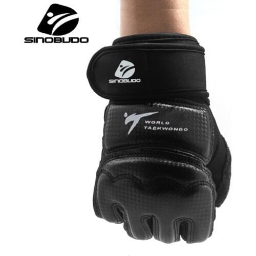New Style WT Taekwondo SINOBUDO Hand Protector Gloves Guard Karate Kick boxing Palm Protector Guard Gear Adult Kids Training